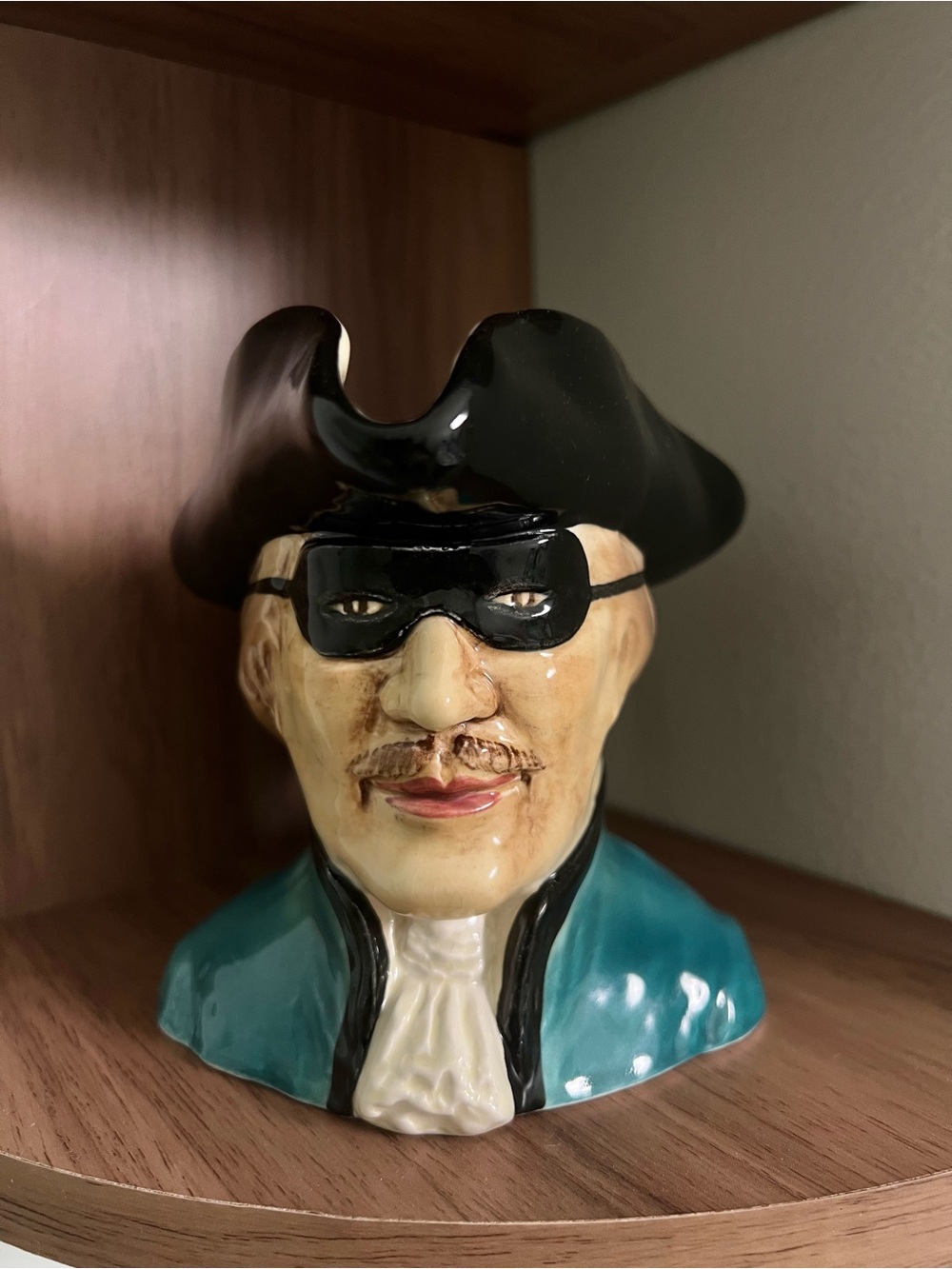 Dick Turpin Ceramic Mug by SylvaC with Pistol/Whip Handle